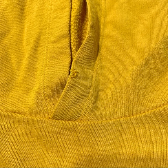 NWOT H&M Women’s Yellow Orange USA San Francisco Cropped Hoodie Size Small - Picture 6 of 10